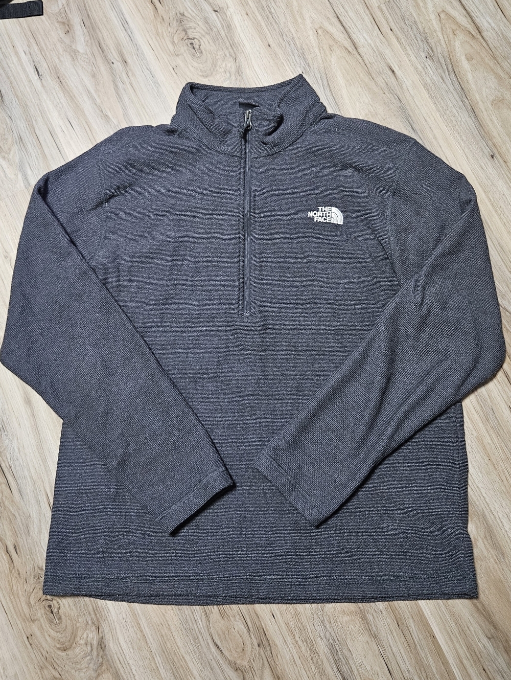 The North Face Heather Charcoal Quarter-Zip Pullover